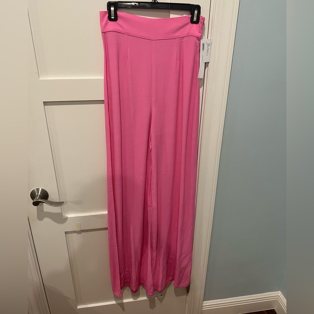 Flynn Skye from Intermix pink wide leg pants in size small.